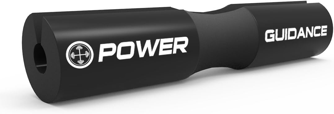 POWER GUIDANCE Barbell Squat Pad - Neck & Shoulder Protective Pad - Great for Squats, Lunges, Hip Thrusts, Weight Lifting & More - Fit Standard and Olympic Bars Perfectly