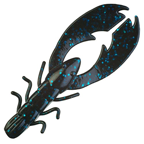 Berkley PowerBait Chigger Craw,Black Blue Fleck,3" (10 Count)