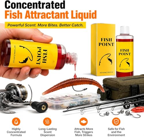 Red Worm Liquid Spray, Concentrated Fish Attractant Liquid, Fish Attractant Spray 100ml Freshwater Fishing Bait Additive, Enhances Scent & Improves Bite Response - color: 3pcs