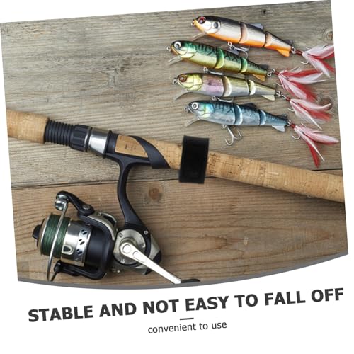 5pcs Fishing Rod Tying Band Elastic Anti-Slip Straps for Fishing Rods Sturdy Fixed Band for Angling Suitable for