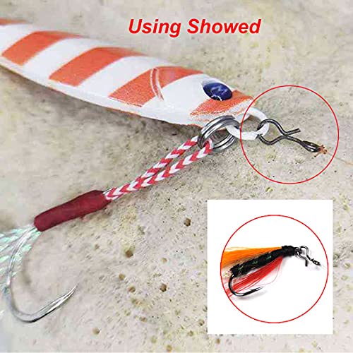 No-Knot Fast Snaps - Quick Change Connect Snap for Flies, Hooks & Lures - Black, Pack of 100 - size: Small