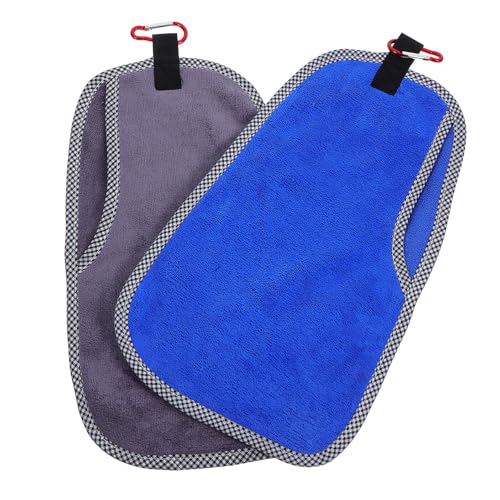 GALPADA 2pcs Fishing Towels for Rod Care and Hand Drying Microfiber Sports Gear Towels with High Absorbency Outdoor Camping for Anglers and Boating