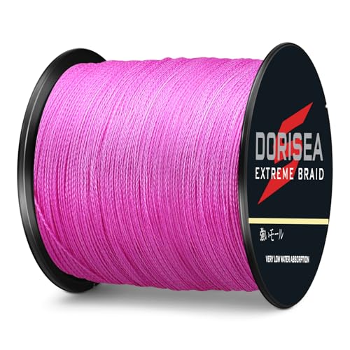 Extreme Braid 100% Pe Pink Braided Fishing Line 109Yards-2187Yards 6-550Lb Test Fishing Wire Fishing String Incredible Superline Zero Stretch - size: 100m/109Yards 30lb/0.26mm