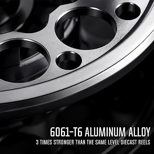 Piscifun Sword Fly Fishing Reel, CNC-Machined Aluminum Alloy Fly Reel - size: 3/4wt, style: Gunmetal-with Line