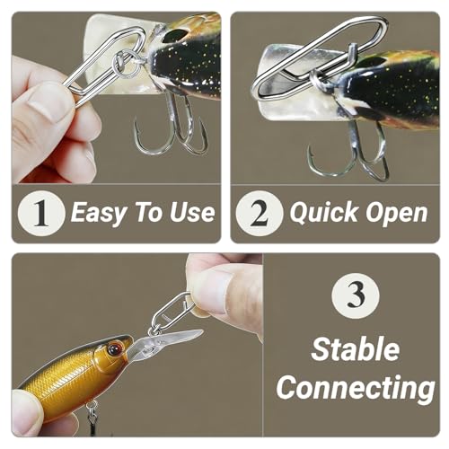 Atibin Stainless Steel Fishing Leader Wire High Strength Fishing Leaders Strong Saltwater Snap Wire Leader Line White Nickel - size: Size #6 (11.8in-70lb) 30pcs