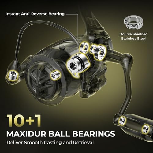 KastKing Spartacus Defender Twin-Tip Fishing Rod and Reel Combo, Spinning & Baitcaster Combo, KastFlex IM7 Graphite 2-Piece Blanks with Backup Tip Section, PTS System, EVA Handles - style: Spin-7'0" Mh-3000 Reel (2pcs+ Extra Tip)