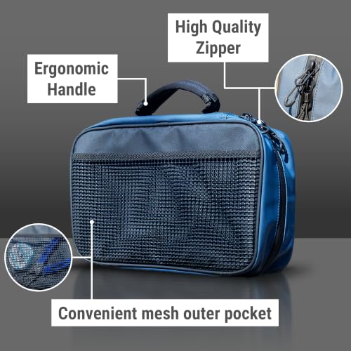 Reaction Tackle Deluxe Bait Binder, Water Resistant Soft Bait Storage System for Soft Plastics and Rigs with Zippered Sleeves, Splash-Proof Binder - size: Splash-Proof Binder