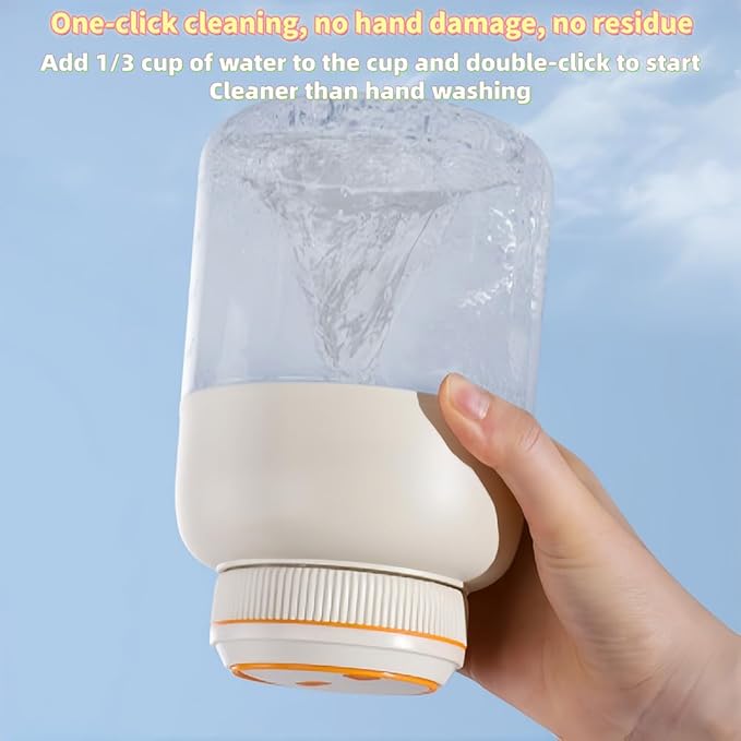 Portable Wireless Juicer Cup, 45oz Extra Large Capacity, 1300 mAh Battery Offers Extremely Long Battery Life, Dual Lid Compact Travel Drinking Cup for Office Outdoor, Picnic (PP-White)