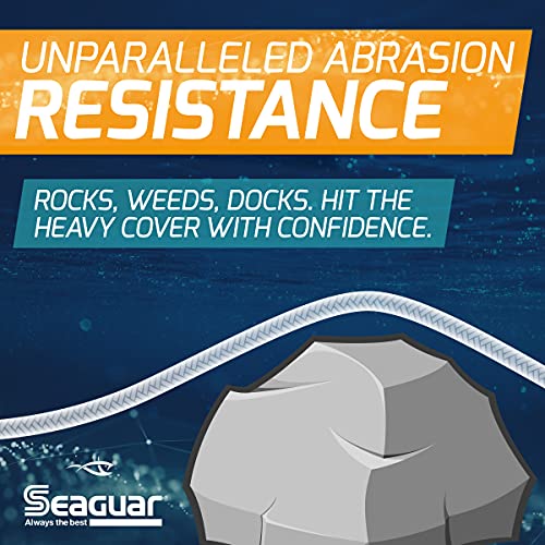 Seaguar Smackdown Low Visibility Braided Fishing Line, Stealth Gray, Multiple Sizes - size: 15lbs/150yds