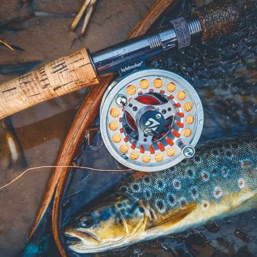 Kylebooker Large Arbor Fly Fishing Reel 3/4wt 5/6wt 7/8wt - color: Silver, size: 5/6wt
