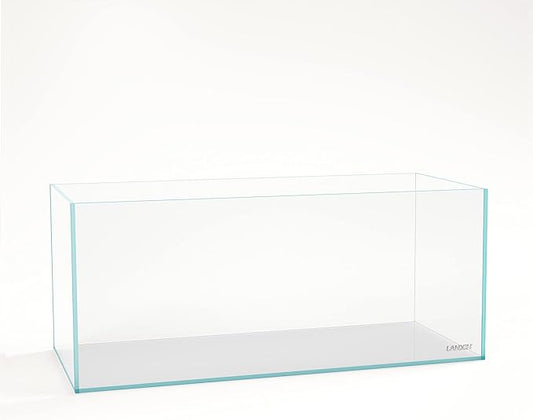 Landen 120P 72.2 Gallon Rimless Low Iron Aquarium Tank, W47.2 × D19.7 × H19.7 (120x50x50cm) 12mm Thickness with Black Nano Foam Leveling mat Included