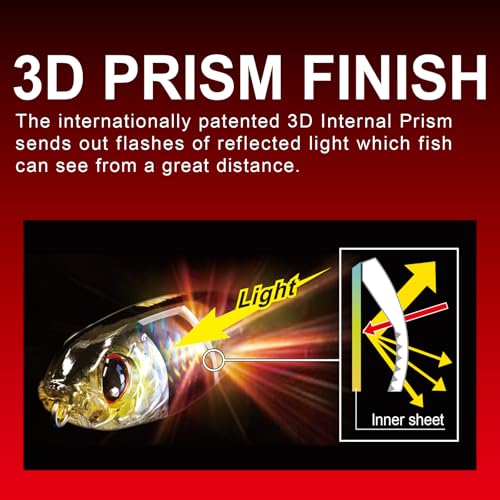 Duel Yo Zuri R 1349 D Inshore - color: Ghost Shad, size: 70 mm (2-3/4 inch)