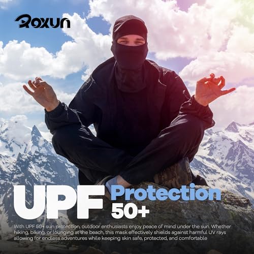 ROXUN Ski Mask Balaclava, Motorcycle Summer Cooling Breathable UV Protector - color: One Light Pink