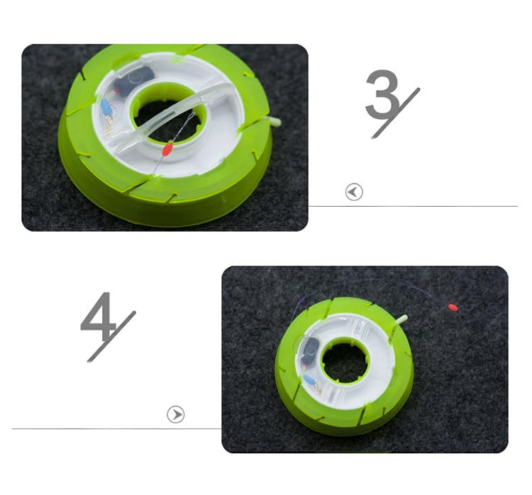 Pack of 5 Silicone Rig Winders Fishing-Line Leader Storage Holder Spool Storage - size: 60mm/2.36" 5pcs