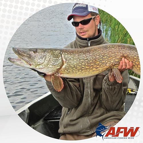 American Fishing Wire Surfstrand Micro Ultra Bare 1x19 Stainless Steel Leader Wire - Fishing Leader Line for Saltwater, 6.6lb Test - 61lb Test, Camo Color, 5m Length - style: 6 Lb / 5 M