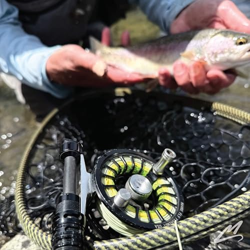 MAVRK USA Fly Fishing Line | Euro Nymph & Floating Lines | Level ESN Mono & Weight Forward Designs | High Visibility, Low Stretch, Freshwater Trout - color: Commander, size: WF-5