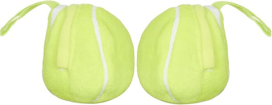 PetDroid 2 Pack Replacement Dog Ball Tennis Plush Cover