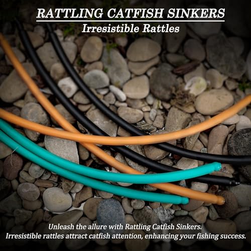 Dragging Weights for Catfishing, Drag Weights No Snag Sinkers for Bottom Bouncing, Trolling, Drifting, Snagless Catfish Sinker Tackle Gear and Equipment - size: A3-4oz-Orange-5PCS