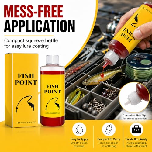 Concentrated Fish Attractant Liquid, Red Worm Liquid Spray, Bait Scent Attractor for Freshwater Fishing, Improves Bite Response - color: 2PCS