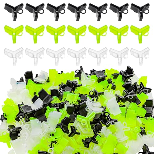 ZENFUN 300 Pcs Treble Hook Covers, Fishing Hooks Protector Assorted Sizes, Bulk Treble Hooks Bonnets, Fish Hook Guard Safety Cap Protector, 5 Sizes