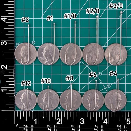 Dr.Fish 100 Pack Aberdeen Hooks Freshwater Fishing Hooks, Extra Long Shank Light Wire, Crappie/Bass/Bream/Bluegill/Panfish Fishing - size: #12-100 Pack
