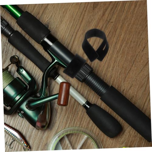 5pcs Adjustable Fishing Rod Straps Elastic Non-Slip Fishing Pole Bands Hook and Loop Closure for Secure Rod Fixing and Storage for Anglers and Outdoors