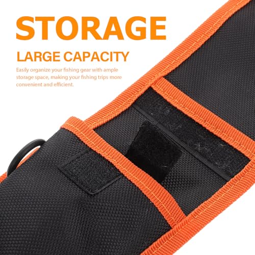 Portable Fishing Tackle Bag Oxford Fabric Large Capacity Lure Organizer Soft Storage Case for Outdoor Angling and Surf Fishing