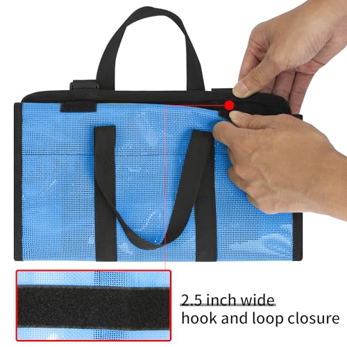 Lure Bag 6 Pocket PVC Protective Cover Durable Fishing Bag | Trolling Lure Tackle Box - size: Small