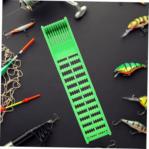 GANAZONO Fishing Accessory Tool Snelled Hooks Holder Line Winder Board Bass Hooks Lure Retriever
