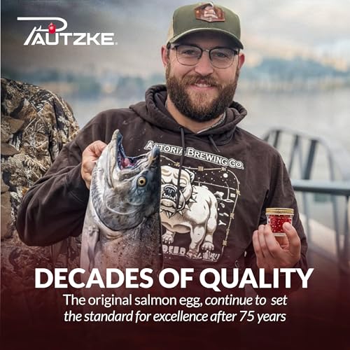 Pautzke Balls O' Fire Salmon Eggs Bait - Real Salmon Eggs for Trout Fishing, Soft Fish Eggs for Salmon Fishing, Can Be Used as Single Egg Salmon Bait or Salmon Egg Sacks - color: 3-Tyee