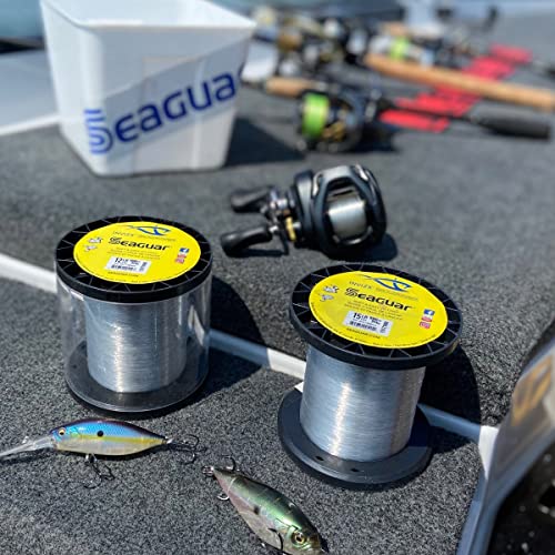 Seaguar InvizX Multi-Species Fishing Line for Casting, Live Bait, Freshwater, 100% Fluorocarbon, Clear, Multiple Sizes - size: 8lbs/200yds