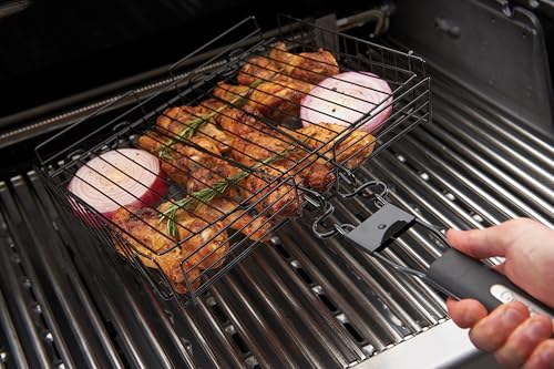 GrillPro 24876 Deluxe Non Stick Broiler Basket with Detachable Handle - style: Broiler Basket