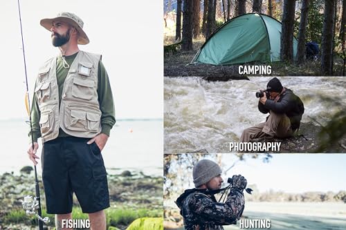 Rothco Uncle Milty Travel Vest - Outdoor Fishing Camping 17 Cargo Pocket Jacket - color: Midnight Navy Blue, size: Large