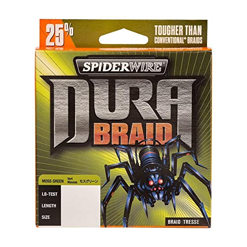 SpiderWire DuraBraid Braid Fishing Line - color: Moss Green, size: 15lb - 500yd