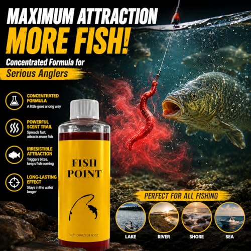 Concentrated Fish Attractant Liquid, 100ml Fish Attractant Liquid for Trout, Panfish and More, Panfish and More, Enhances Scent & Improves Biteresponse - color: 1PCS