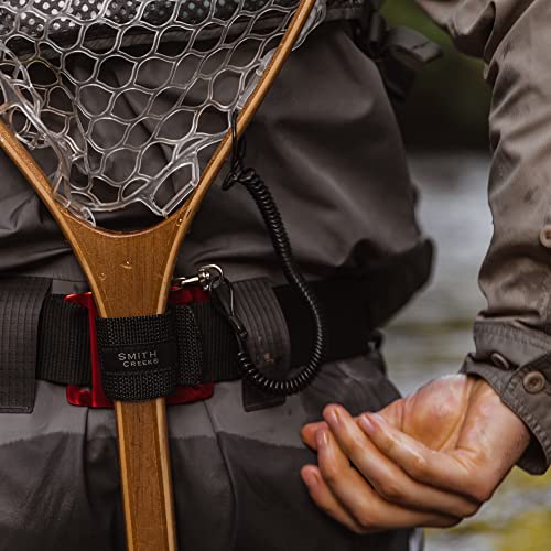 Smith Creek Net Holster, Wading Belt & Lanyard Value Bundle (Red)