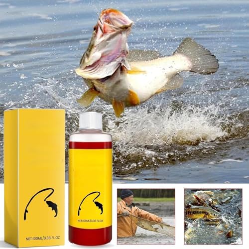 Concentrated Fish Attractant Liquid, Red Worm Liquid Spray, Fast-Acting Red Worm Formula, Fish Attractant Spray 100ml Freshwater Fishing Bait Additive, Enhances Scent & Improves Bite Response - color: 3 Pcs
