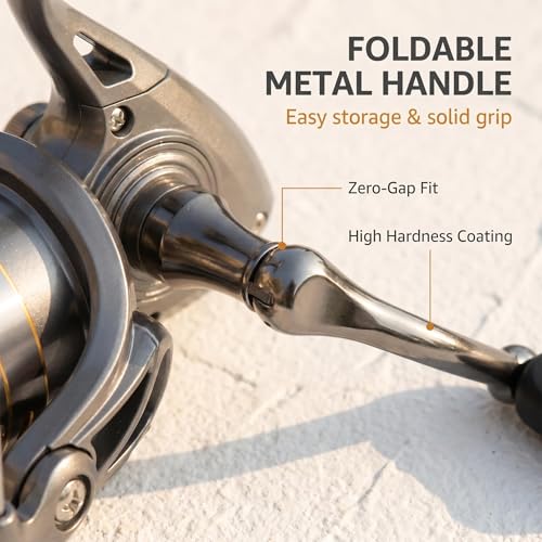Ultralight Spinning Reel 5.2:1 30KG Drag Fresh/Saltwater - size: LC-5000