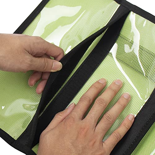 Lure Bag 6 Pocket PVC Protective Cover Durable Fishing Bag | Trolling Lure Tackle Box - size: Large