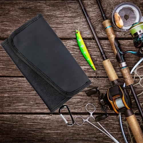 Alipis Fishing Bait Bag Portable Lure Organizer Waterproof Soft Baits Binder Pouch Outdoor Fishing Tackle Storage for Anglers