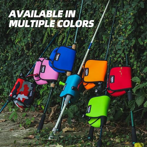 RUNCL Spinning Reel Bag – Protective Storage Pouch for Baitcasting Reels & Spinning Reels, Lightweight & Durable, Ideal for Freshwater & Saltwater Fishing Trips (Camouflage) - color: S-Camouflage