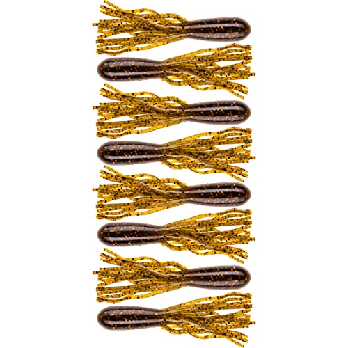 NetBait Tubes 4-Inch - color: Brown Pumpkin Copper