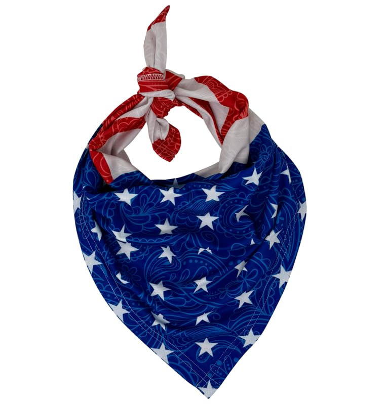 CoolNES - Cooling Bandana Adjustable Cools Instantly When Wet UPF 50 - color: Usa