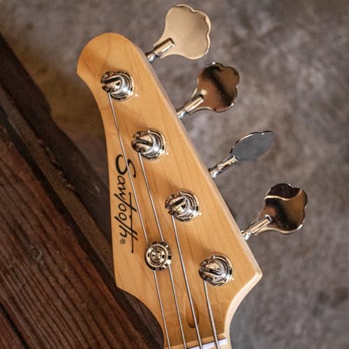 Sawtooth EP Series Electric Bass Guitar, Trans Purple - color: Trans Purple, style: Right Hand