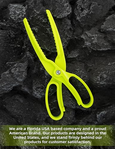 Bluewing Fishing Gripper 9.85in 1pc Control Tool Lightweight Clamp Controller Anti-Slip Fish Grabber - color: Green