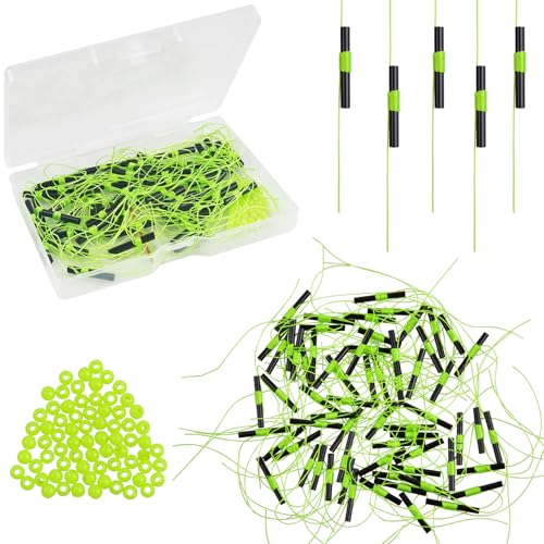 Fishing Bobber Stops, Slip Bobber Stoppers for Fishing Line | Float Bobber Stop String Knots with Beads - style: 200pcs