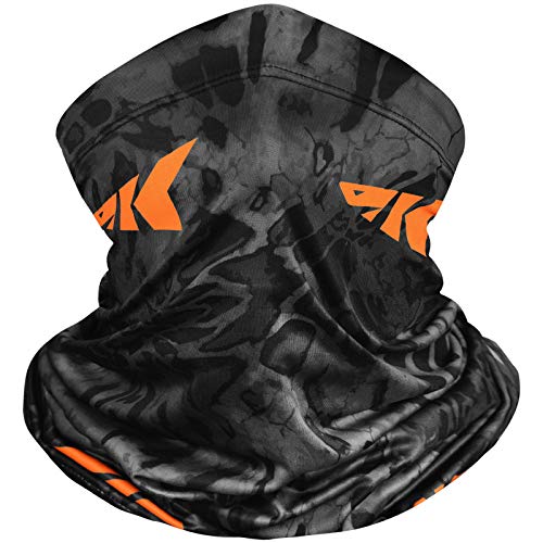 KastKing Sol Armis Neck Gaiter - UPF 50 Face Mask - UV Sun Protection Mask for Men & Women, Fishing, Hiking - color: C: Blackout (Size: 19"x9.5"), size: One Size
