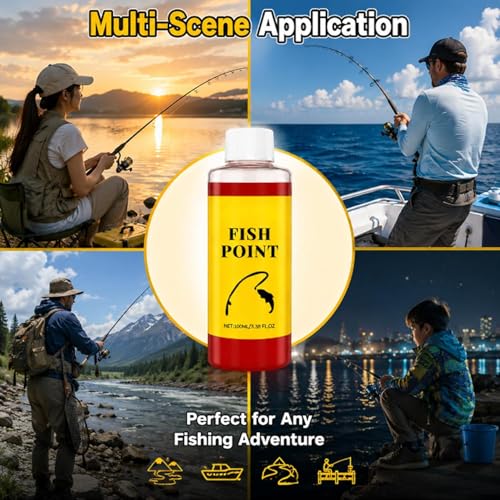 Concentrated Fish Attractant Liquid, 100ml Fish Attractant Liquid for Trout, Panfish and More, Panfish and More, Enhances Scent & Improves Biteresponse - color: 2PCS