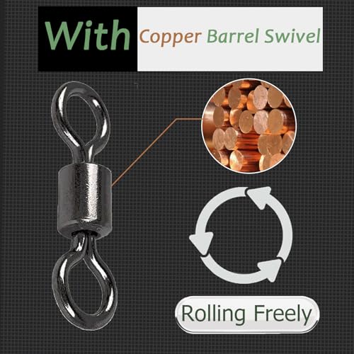 QISHUO Fishing Line Wire Leaders Lures High Strength Fishing Wire Leader Steel Rig Fishing Leaders Stainless Black Nickel - size: Size #2 (7.8in-30lb) 40pcs