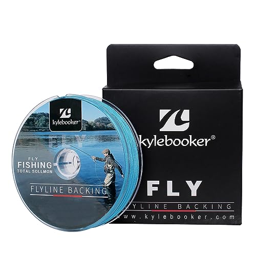 Kylebooker Fly Fishing Dacron Braided Backing Line Abrasion Resistant Trout Fly Line 20lb/30lb - color: Blue, size: 30LB 91m/100yds
